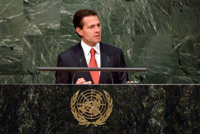 En la ONU, Peña Nieto avala uso medicinal de la mariguana