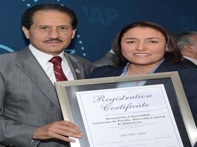 BUAP: 27 dependencias consiguen certificación de Norma ISO 9001:2008