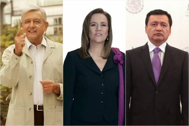 AMLO, Zavala y Osorio, los mejor posicionados al 2018: El Universal