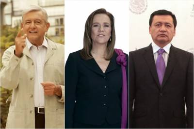 AMLO, Zavala y Osorio, los mejor posicionados al 2018: El Universal