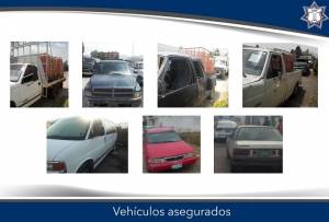 Policía decomisó camionetas huachicoleras con 14 mil litros de combustible en Puebla