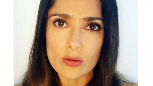 Salma Hayek pide apoyo para damnificados en Veracruz y Puebla por Earl