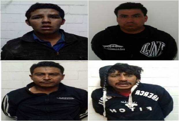 Asaltantes fueron asegurados en distintos operativos en Puebla