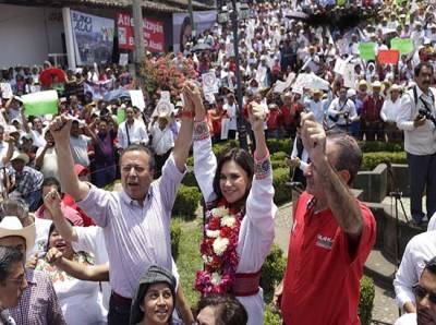 Gobierno de equilibrios ofrece Blanca Alcalá a pueblos indígenas