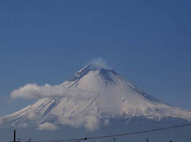 Nevadas amenazan partes altas de Puebla y Veracruz