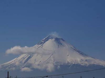 Nevadas amenazan partes altas de Puebla y Veracruz