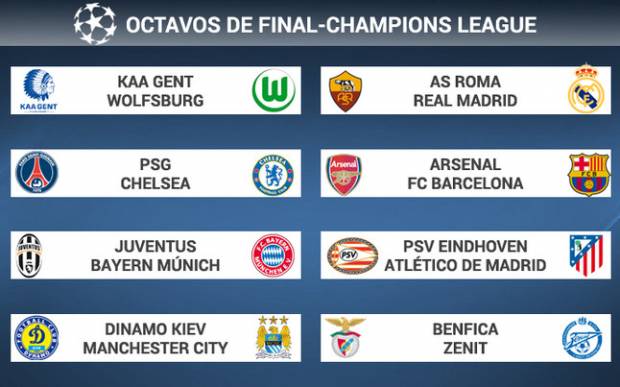 Champions League: Inician los Octavos de Final