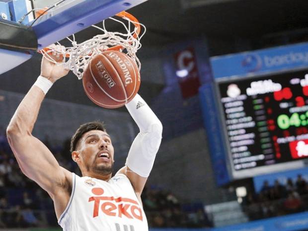 Gustavo Ayón, clave en el triunfo del Real Madrid de baloncesto