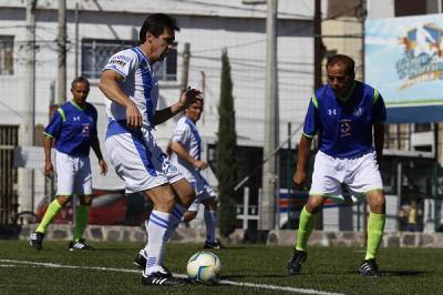 FOTOS: Veteranos del Puebla FC y Cruz Azul tuvieron partido amistoso en La Piedad