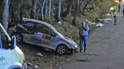 VIDEO: Seis muertos y 16 heridos en accidente del Rally A de La Coruña