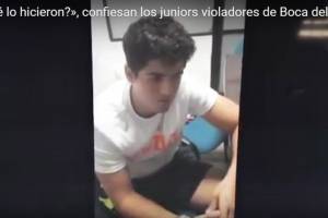 VIDEO: Padre obliga a juniors a confesar que violaron a su hija