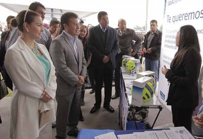 Alcalde de San Andrés Cholula inaugura la Segunda Feria del Empleo 2015