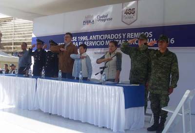 Más de 7 mil 500 jóvenes participaron en el Sorteo del Servicio Militar Nacional en Puebla