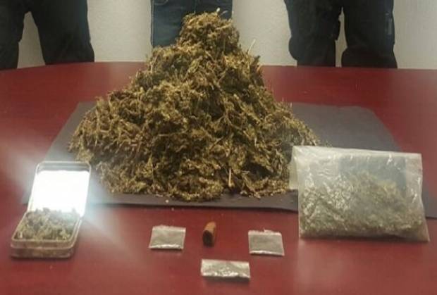 Sujetos en posesión de marihuana fueron detenidos en Lomas del Sur