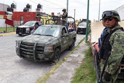 Ejército mantiene operativo en Palmar de Bravo en busca de armamento robado