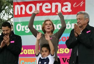 “Una vil volada” candidatura de la esposa de AMLO en Puebla: Morena