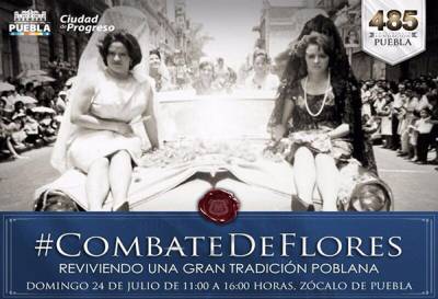 Combate de flores en Puebla: ¿cómo, cuándo, dónde?