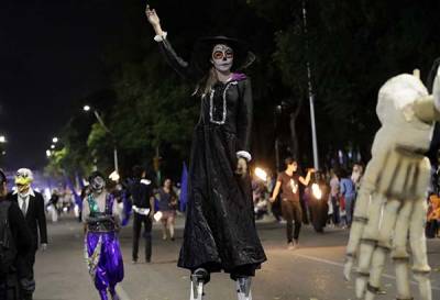 VIDEO/FOTOS: Así fue el desfile de Calaveras en Puebla