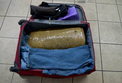 Unidad K9 localizó paquetes con marihuana en la CAPU