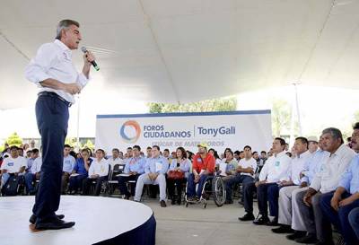 Con avance de 75%, Plan Estatal de Desarrollo: Tony Gali