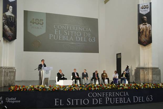 Realizan conferencia sobre El Sitio de Puebla de 1863