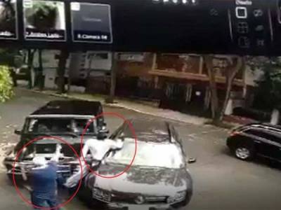 VIDEO: Frustran secuestro atropellando a plagiarios en CDMX