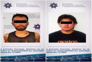 Asaltantes de transeúnte fueron detenidos tras operativos en Puebla