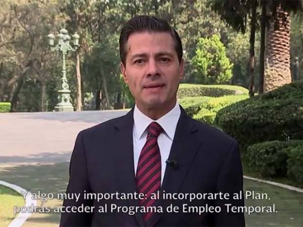 Trabajo y educación, ofrece EPN a migrantes &quot;regularizados&quot;