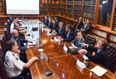 Gali acude a reunión de seguridad de Segob federal con gobernadores panistas