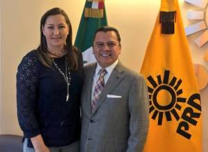 Martha Erika Alonso se reúne con el líder nacional del PRD