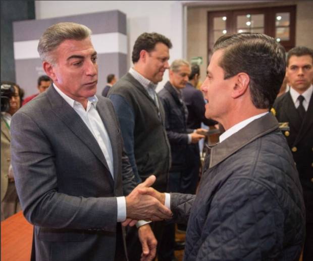 Gali acude con EPN y empresarios a reunión para fortalecer estrategia de reconstrucción