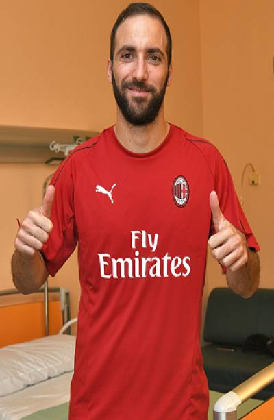 Gonzalo Higuaín es nuevo delantero del AC Milan