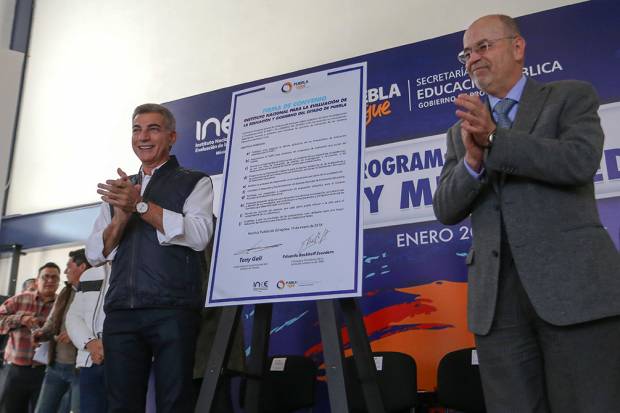 Puebla sigue mejorando la calidad educativa: Tony Gali