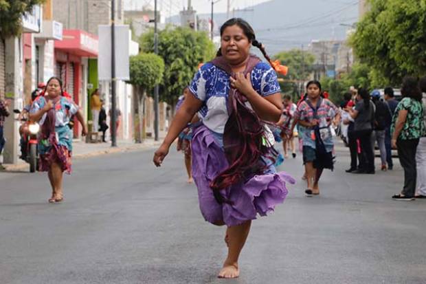 Así se celebra la Carrera de la Tortilla en Puebla