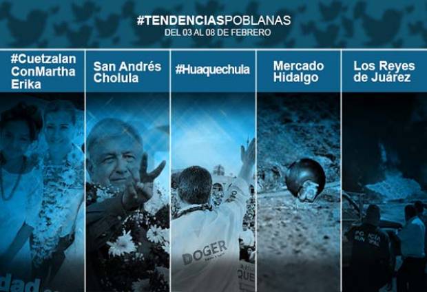 Política e inseguridad acaparan las tendencias de Puebla