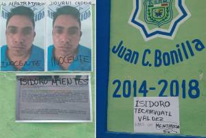Protestan en Juan C Bonilla por la captura de vecinos acusados de linchamiento
