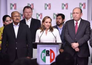 Claudia Ruiz Massieu nueva líder del PRI; se fue René Juárez