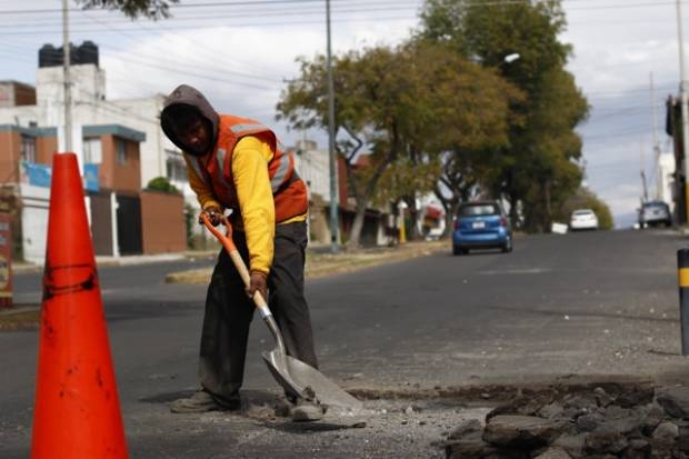 2017, el de más inversión en bacheo en la ciudad de Puebla