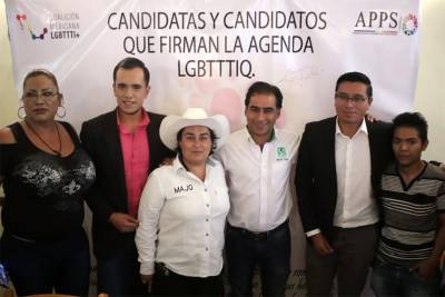 Michel Chaín firma agenda LGTTTBI por la inclusión