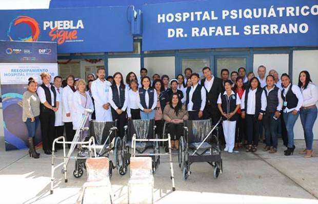 Dinorah López de Gali entregó mobiliario y equipo médico al Hospital Psiquiátrico &quot;Doctor Rafael Serrano&quot;