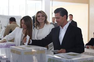 Enrique Peña Nieto emitió su último voto como presidente de México