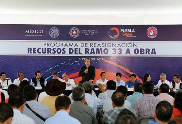 Alcaldes reasignarán recursos del Ramo 33 para reconstrucción por sismo: Diódoro Carrasco