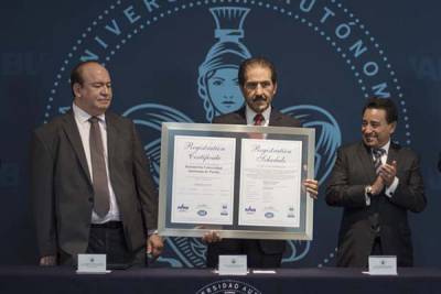 La BUAP, primera institución de educación superior con certificación internacional ISO 9001:2015