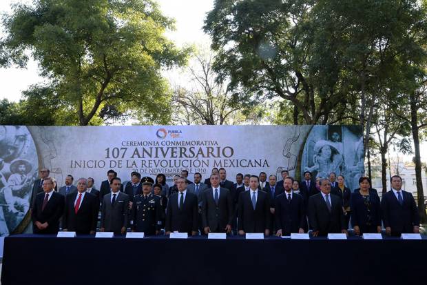 Tony Gali conmemora el 107 aniversario de la Revolución Mexicana