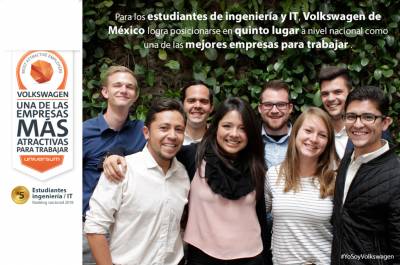 Volkswagen, entre las mejores empresas para trabajar en ingenierías