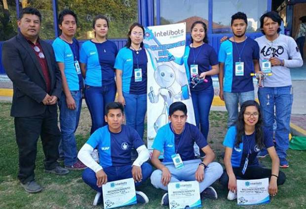 El Grupo de Robótica PRECB, de la BUAP, gana primer, segundo y cuarto lugar en Intelibots Tournament