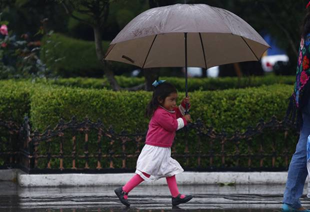 Lluvias y chubascos este lunes en Puebla por ondas tropicales 25 y 26