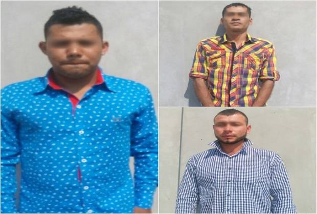 Policía aseguró a tres colombianos que alteraban el orden en Cuautlancingo