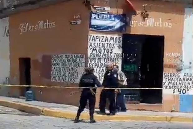 Tapicero fue ultimado a balazos en pleno centro de Atlixco