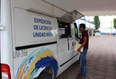 Unidades móviles de licencias estarán en 7 municipios del 15 al 18 de agosto